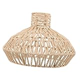 Rattan Lampenschirm Rattan Kronleuchter Gewebte Lampenschirm...