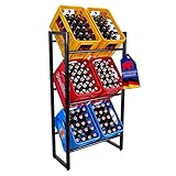 PROREGAL Getränkekistenregal KÖNIGSSEE L | HxBxT 132x71x32 | 6...