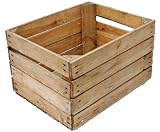 Kistenkolli Altes Land 6er Obstkistenregal massiv +++ Natur Holzkisten...