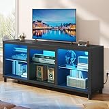 YITAHOME TV Schrank, Lowboard für 65 Zoll & kleinere TVs mit RGB...