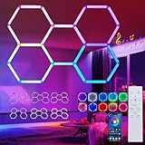 wgzixezn Hexagon Led Garage Light RGB Led Garage Light Werkstatt...