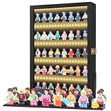 Minifiguren-Vitrine, schwarz, 40,6 x 27,9 x 5,9 cm, Vitrine mit...