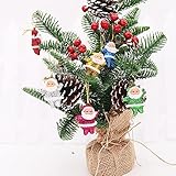 Wanddeko Pflanzen Pulver Geschenke Weihnachten 6 STÜCKE Dekoration...