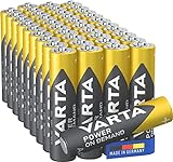 VARTA Power on Demand AAA Micro Batterien (geeignet für...