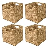 4Stück kallax einsatz Wasserhyazinthe körbe aufbewahrung für...