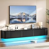 YITAHOME 180 cm Schwebender TV-Stand, Wandmontierte TV-Regale mit...