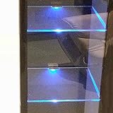2x LED-Clips mit je 3 LED's in Lichtfarbe blau. Für Vitrinen, Regale,...