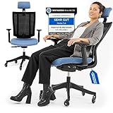 SIT RELAXED Schreibtischstuhl | ergonomischer Bürostuhl zum Arbeiten...