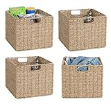 4er-Set Kallax Expedit Regal Korb/Kallax Korb Geflochten / 30 x 30 x...