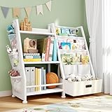 GoTiling Kinder Bücherregal Kinderzimmer Spielzeugregal: Bücherregal...
