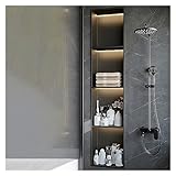 Duschablage, integriertes, wasserdichtes Edelstahlregal mit...