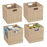 TAIMEI&G02 4er-Set Kallax Expedit Regal Korb/Kallax Korb Geflochten /...