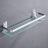 Melairy Glas Duschablage Glasregal Duschregal Glasregal Glasablage...