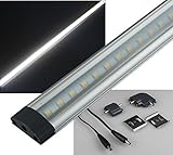 ChiliTec LED Küchenleuchte Lichtleiste 50cm 5Watt 554 Lumen 12V I...