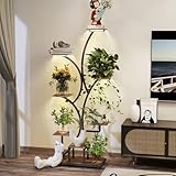 Trironsun Pflanzenständer Indoor mit Wachstumslicht 8 Tier...