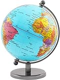 BRUBAKER Designer Globus - Deko Planet 19 cm hoch - Weltkugel mit...
