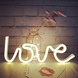 Neon Love Signs Licht, LED Love Art Dekoratives, Wanddekoration für...