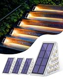 Bellanny Solarlampen für Außen, 4 Stück 3000K Warmweiß Solar...