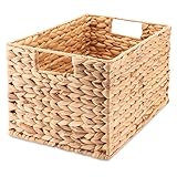 Decorasian Korb Aufbewahrung geflochten aus Wasserhyazinthe - Seegras...