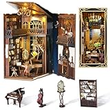 MiniCity DIY Book Nook Kit, Miniatur Puppenhaus Booknook Kit, 3D Holz...