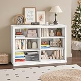 EOSVALO Bücherregal mit 120 cm Breite, 3-Fächer Offenes...