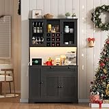 SACOOL Küchenschrank,Hochschrank,Aufbewahrungsschrank,Vitrinenschrank...