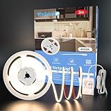 WOBANE COB LED Streifen, 2m 640 LEDs,Super Hell LED Strip mit...