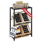 STEELSØN Macondo Getränkekistenregal mit Ablage – stabiles &...