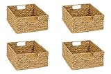 INWONA 4er-Set Regal Korb für Halbes Fach im Kallax Regal...