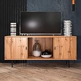 Homestyle4u 2231, TV Board Holz TV-Schrank Lowboard Unterschrank...