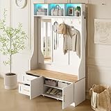 Juabett Garderobe, Flurgarderoben Set mit Schuhschrank,...