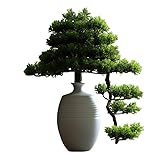 Simulation Topfpflanzen Bonsai-Baum Ornamente im chinesischen Stil,...