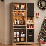 Luscriate Küchenregal im Bauernhaus-Stil, Vintage Hochschrank mit...