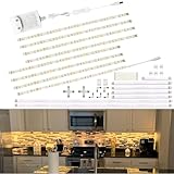 WOBANE LED Unterbauleuchte Schrankleuchte,8 x 30cm Warmweiß...