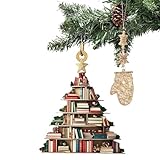 Jlobnyiun Buchschmuck, Weihnachtsbaum-Ornament, dekoratives aus Acryl...