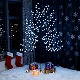 CCLIFE LED Lichterbaum 180cm, 200 LEDs Deko mit Memory Funktion, Innen...