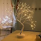 LED-Baumlicht,108 LED Baum Lichter Warmweiß Batterie & USB Bonsai...