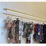 Zfmnoyev Kleiderständer Mit LED-Beleuchtung Zur Deckenmontage,...