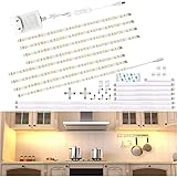 WOBANE LED Unterbauleuchte Schrankleuchte,8 x 30cm Warmweiß...