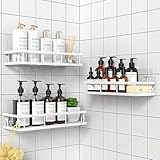 UUlioyer Duschablage Ohne Bohren, Wasserdichter Duschregal, 3 Stück...