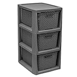 BranQ - Home essential Regal in Rattan Design, Kunststoff PP,...