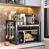 Esenlong Erweiterbares Mikrowellen-Ofenregal, Mikrowellen-Regal,...